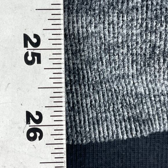 ZARA Sweater Womens Size M Gray Classic Neutral Casual Side Slits Minimalist - Picture 4 of 6